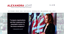 Desktop Screenshot of alexandralevit.com